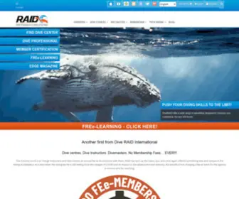 Diveraid.com(Learn to scuba dive) Screenshot
