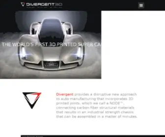 Divergent3D.com(Manufacturing) Screenshot