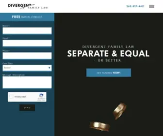 Divergentfamilylaw.com(Divergent Family Law) Screenshot