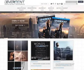 Divergentthemovie.com(DIVERGENT) Screenshot