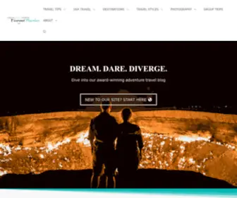 Divergenttravelers.com(Award-winning adventure travel blog) Screenshot