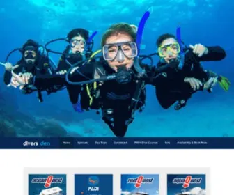 Diversden.com.au(Great Barrier Reef) Screenshot