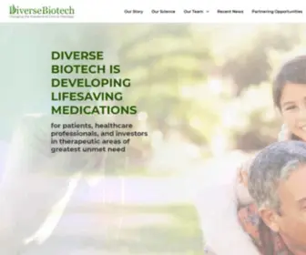 Diversebiotech.com(Making a Difference) Screenshot