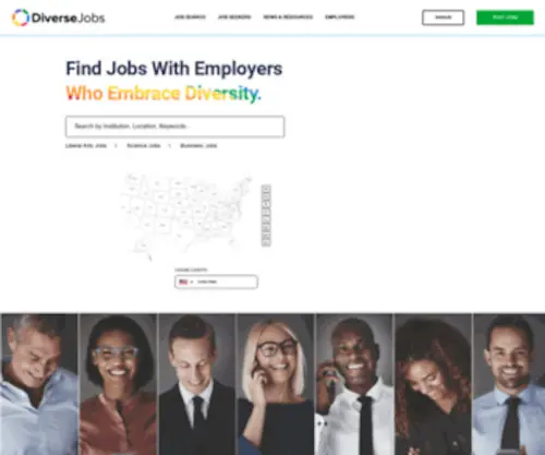 Diversejobs.com(Diverse Jobs /) Screenshot