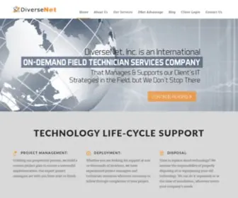 Diversenetinc.com(DiverseNet Inc) Screenshot