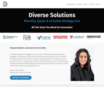 Diversesolutions.ca(Diverse Solutions Strategy Firm Inc) Screenshot