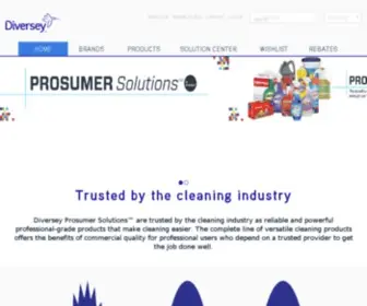 Diverseybrands.com(Products and Catalog) Screenshot