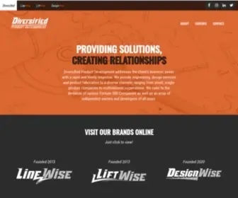 Diversifiedproduct.com(Diversified Product Development) Screenshot