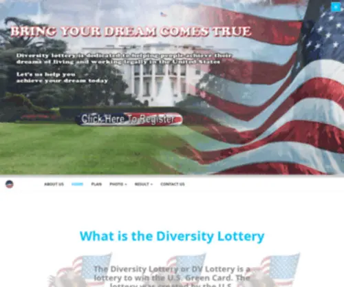 Diversity-Lottery.com Screenshot