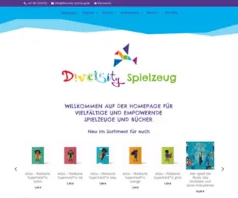 Diversity-Spielzeug.de(Vielfältiges und empowerndes Spielzeug) Screenshot