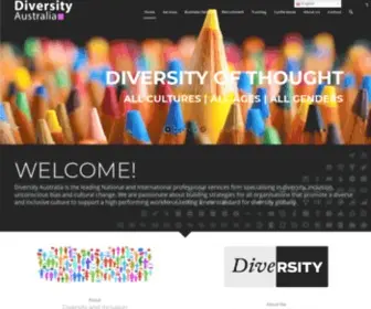 Diversityaustralia.com.au(Diversity & Inclusion in the workplace) Screenshot