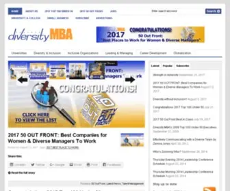 Diversitymbamagazine.com(Diversity MBA Magazine) Screenshot