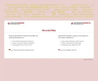 Diversitymine.eu(DiversityMine) Screenshot