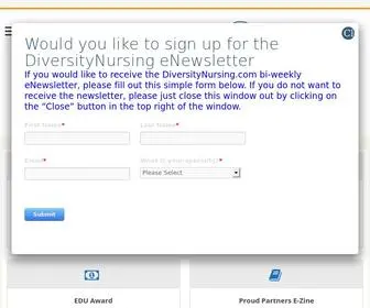 Diversitynursing.com(Diversity Nursing) Screenshot