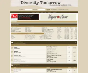 Diversitytomorrow.com(Diversity Tomorrow) Screenshot