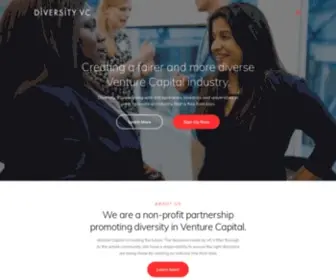 Diversity.vc(Creating a fairer and more diverse Venture Capital industry) Screenshot