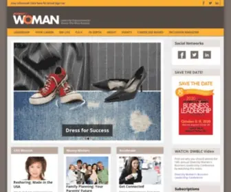 Diversitywoman.com(Diversity Woman A Business Woman Magazine) Screenshot