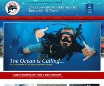 Diversmarket.com(Divers Market Scuba Diving Gear Instruction Travel Plymouth MA) Screenshot