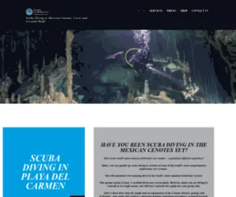 Diversunderground.com(TDI Cave Diving Certification in Mexico) Screenshot