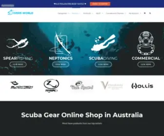 Diversworld.com.au(Spearfishing Online Shop Australia) Screenshot