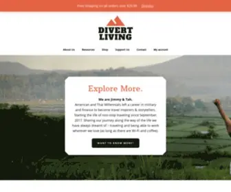 Divertliving.com(Divert living) Screenshot