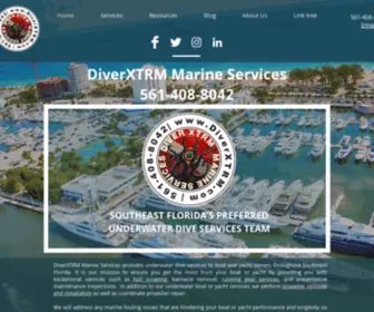 Diverxtrm.com(DiverXTRM Marine Services) Screenshot