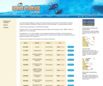 Divesafarimaster.com(Croisière) Screenshot