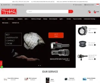 Divesea.com.sg(Underwater Photography Store) Screenshot