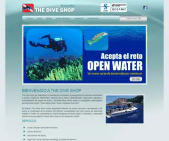 Diveshop-PR.com(The Dive Shop Puerto Rico) Screenshot