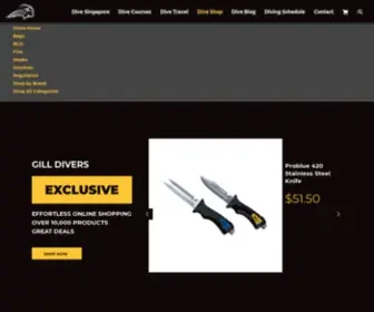 Diveshop.com.sg(Diving Equipment) Screenshot