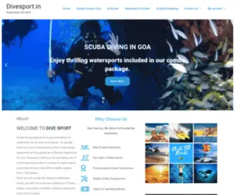 Divesport.in(Scuba diving experience in goa should be on everyone’s list of must) Screenshot