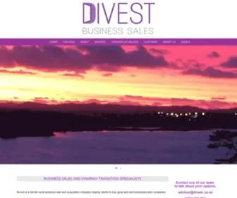 Divest.co.nz(Divest Business Sales Auckland) Screenshot