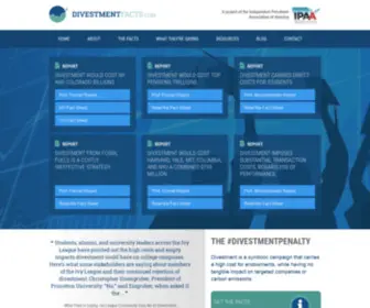 Divestmentfacts.com(Divestment Facts) Screenshot