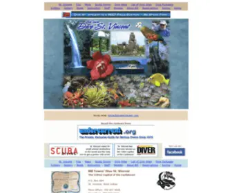 Divestvincent.com(Bill Tewes' Dive St. Vincent) Screenshot