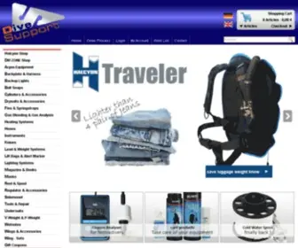 Divesupport.de(Tauchsporthandel in München) Screenshot