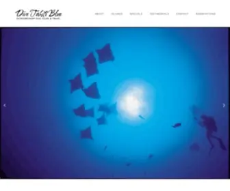 Divetahitiblue.com(Dive Tahiti Blue) Screenshot