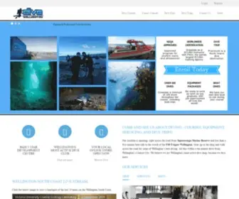 Divewellington.co.nz(Dive Wellington) Screenshot