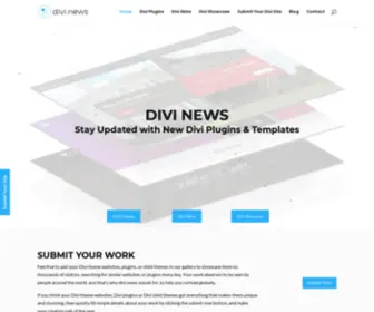 Divi.news(Stay Updated with New Divi Plugins & Templates) Screenshot