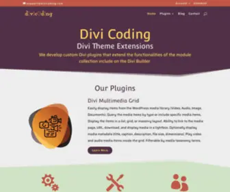 Divicoding.com(Divi Coding) Screenshot
