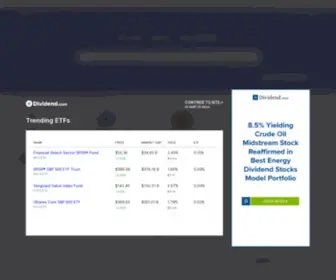 Dividend.com(Dividend Stocks) Screenshot