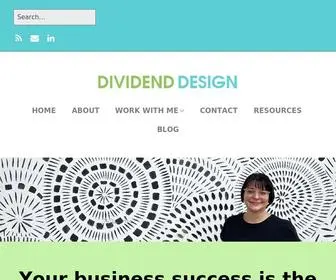 Dividenddesign.com(Dividend Design) Screenshot