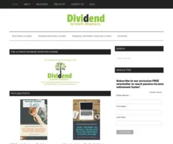 Dividendgrowthmasters.com(Dividend Growth Masters) Screenshot