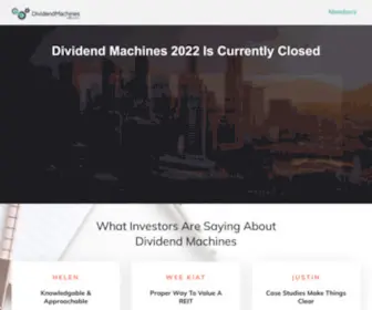 Dividendmachines.com(Dividendmachines) Screenshot