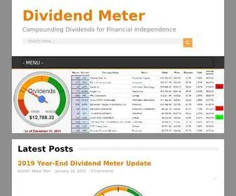 Dividendmeter.com(Bluehost) Screenshot