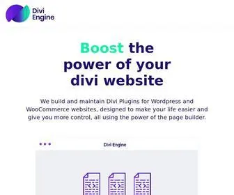 Diviengine.com(Divi Plugins and Premium Extensions for WordPress and WooCommerce) Screenshot