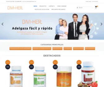 Divihercolombia.com(Tienda Online de DiviHerColombia.Oficial) Screenshot