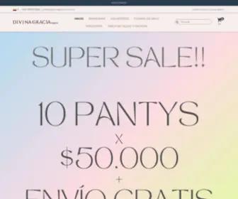 Divinagracia.com.co(Divina Gracia Lingerie) Screenshot