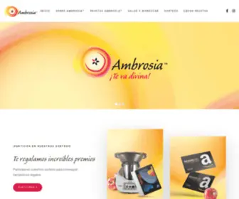 Divinambrosia.com(Manzana Ambrosia) Screenshot