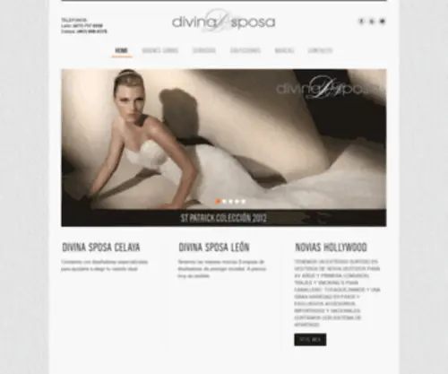 Divinasposa.com.mx(Divina Sposa) Screenshot