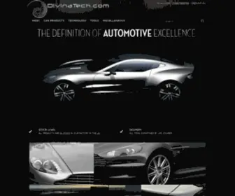 Divinatech.com(The Definition of Automotive Excellence) Screenshot